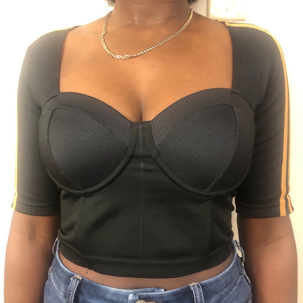 Ivy Park Black Collection(#drip2.2) busier croptop